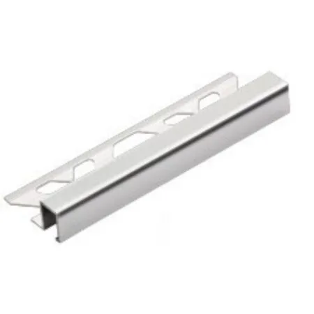 Filete Firenze Brilho Cromado Brilho Aluminio Anodizado - Uso Em Parede (10mmx12mm3m )