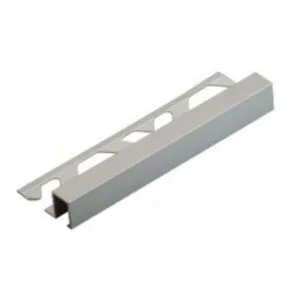 Filete Firenze Matte Natural Fosco Aluminio Anodizado - Uso Em Parede (10mmx12mm3m )