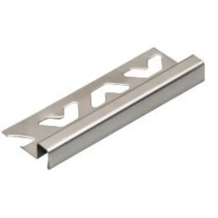 Filete Firenze Inox Escovado Escovado Aco Inox 304 - Uso Em Piso/Parede (10mmx12mm3m )