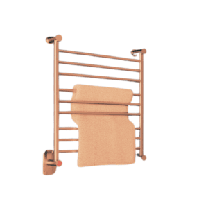 Porta Toalha Elétrico Belle Clean - Bivolt E Bilateral Red Gold 09 Barras Retas Redondas