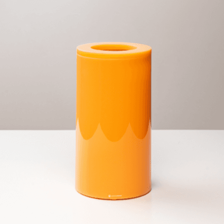 Bm, Lixeira Com Tampa Vazada Tube (Ø15X30Cm) - Resina