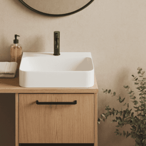 Cuba Lablanco Banho Art Basin Branca Semi Embutir (600x470x135mm)