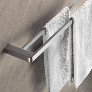 Porta Toalha Duplo Aco Inox 304 Lablanco 60cm Semi Round Escovado (R)