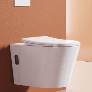 Bacia Lablanco Suspensa Sifonica Rimless Ovale Branca com Assento (R)