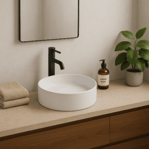 Cuba Lablanco Banho Art Basin Branca Valvula Oculta (420x420x150mm)