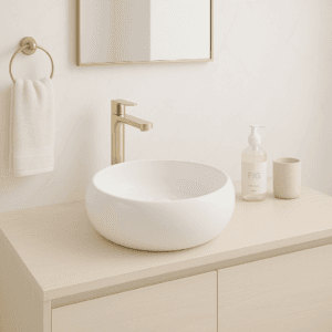 Cuba Lablanco Banho Art Basin Branca Matte (400x400x110mm)