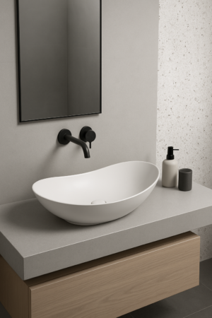 Cuba Lablanco Banho Art Basin Branca Matte (520x320x150mm)