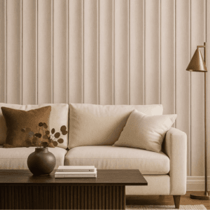 Painel Ripado Textura Linho Lablanco formato 54x2900x13,5mm - Valor por peca