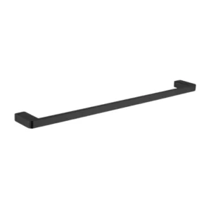 Porta Toalha Aco Inox 304 Lablanco 60cm Semi Round Preto Matte (R)