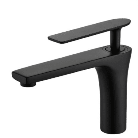 Misturador Lablanco Monocomando Aço Inox 304 Banheiro Bica Baixa Fosco Preto Fosco