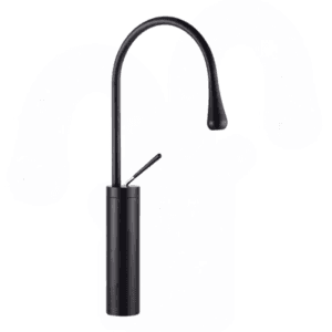 Misturador Lablanco Monocomando Aço Inox 304 Banheiro Bica Alta Fosco Preto Fosco