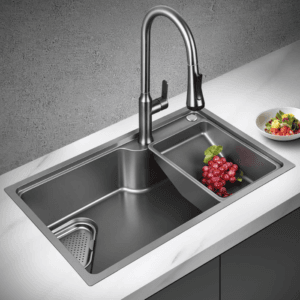 Cuba Lablanco em Aco Inox 304 Station Grafite (750x460x225mm) (R)