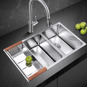 Cuba Lablanco em Aco Inox 304 Dupla Station (800x450x220mm) (R)