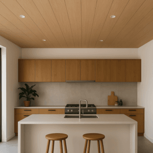 Teto Vinilico Carvalho Lablanco formato 2900x200x8mm - Valor por m2 (R)