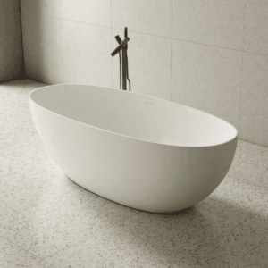 Banheira Archie Lablanco Solid Surface Branco Matte - 1500x720x550mm (R)