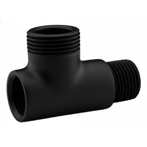 Desviador para Chuveiro redondo Latao Preto