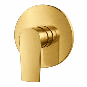 Acabamento Monocomando Chuveiro Lablanco Round Brushed Gold