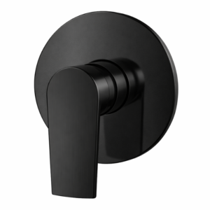 Acabamento Monocomando Chuveiro Lablanco Round Matt Black