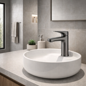 Monocomando Banheiro Grafite Bica baixa - Material Cobre