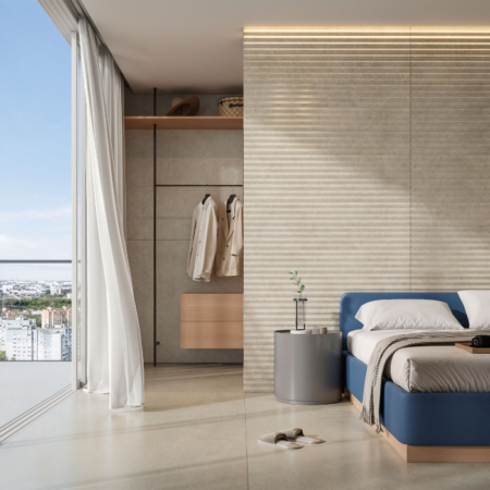 Porcelanato Strato Contemporaneo Estrutura Grey (17x120cm - 2/PC)