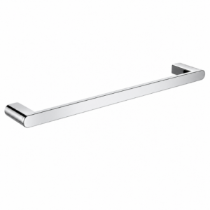 Porta Toalha Simples Aco Inox 304 Lablanco 60cm Round Cromado Polido