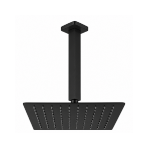 Chuveiro Lablanco 300x300mm de Teto Magma Square Preto Matte