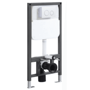 Caixa Embutida Lablanco para drywall bacia suspensa com Painel de Acionamento Branco (R)