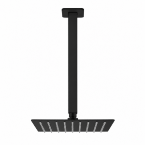 Chuveiro Lablanco em Aço Inox 304 - 200x200mm de Teto Square Preto Matte