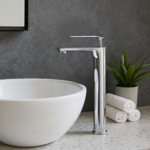 Misturador Lablanco Monocomando Aço Inox 304 Banheiro Bica Alta Cromado Cromado