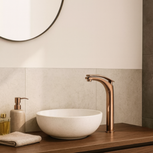 Misturador Lablanco monocomando Banheiro Bica Alta Rose Gold