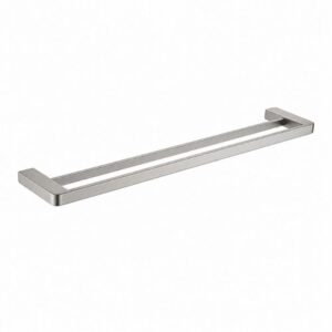 Porta Toalha Duplo Aco Inox 304 Lablanco 60cm Semi Round Escovado (R)