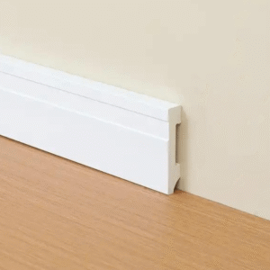 Rodape Lablanco de Poliestireno Frizado Multiuso 15 x 1,50 cm - (Preco por Metro - 2,40mt/2,00mt cada barra) (R)