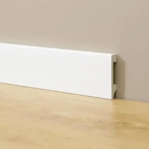 Rodape Lablanco de Poliestireno Liso Multiuso 15 x 1,50 cm - (Preco por Metro - 2,40mt cada barra) (R)