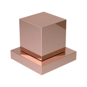 Acabamento de Registro Lablanco Quadrado Rose Gold Deca
