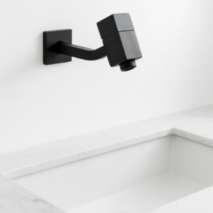 Torneira Lablanco Parede Square Banheiro Preta Matte