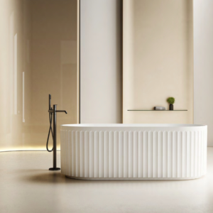 Banheira Charles Lablanco Solid Surface Branco Matte - 1700X800X550mm (R)