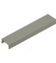 portilato - VIS101 - Filete Luxor Gray Cinza Suave Brilho Aluminio Pintura Eletrostatica - Uso Em Parede (20Mmx10Mm3M)